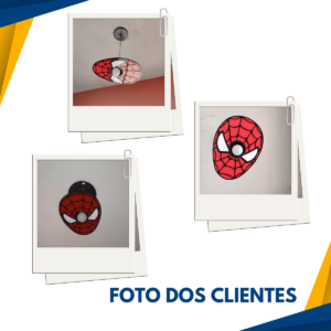 8 Homem Aranha Lustre Pendente Quarto Infantil Bebê