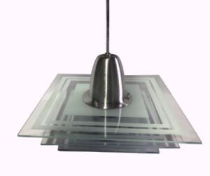 lustre quadrado pendente